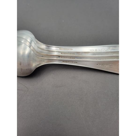 1847 Rogers Bros ARGOSY Set 4 Tablespoon Silver Plate 1926 Flatware - Picture 5 of 6